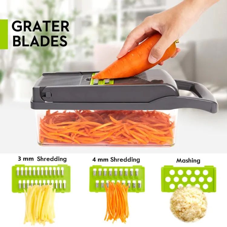 Vegetable and fruit cutter nicer dicer all in one