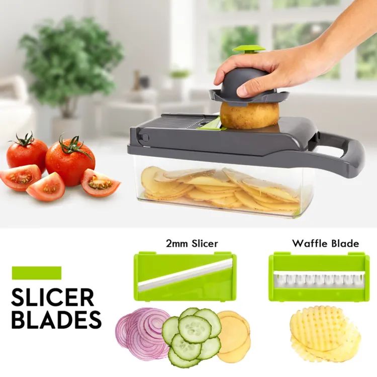 Vegetable and fruit cutter nicer dicer all in one