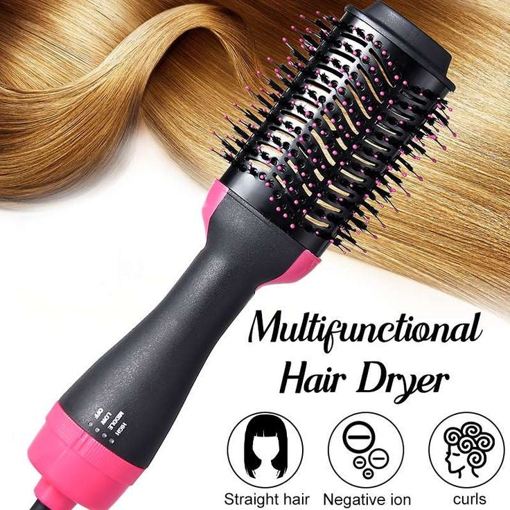 Function Hair Dryer Straightener Curler Comb